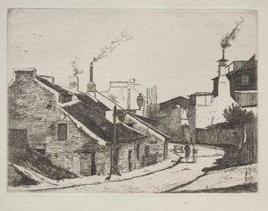Strada di campagna ad Alouette da François Bonvin