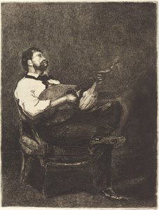 Suonatore di Chitarra da François Bonvin