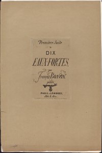 Prima suite di dieci acqueforti da François Bonvin