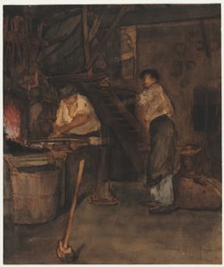 Studio per La bottega del fabbro: Ricordo di Le Tréfort