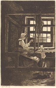 Tessitrice (La Tisserande) da François Bonvin