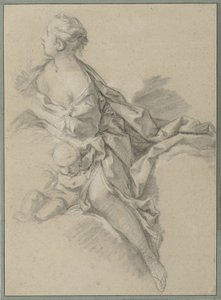 Studio di una donna (Clytia); studio preparatorio per 