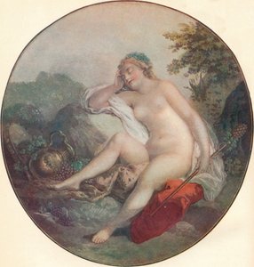 Una Baccante, XVIII secolo da François Boucher