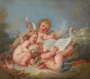 Allegoria della musica da François Boucher