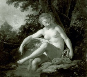Ninfa da bagno da François Boucher