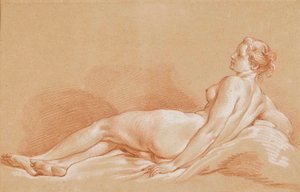 Boucher - Giovane donna sdraiata