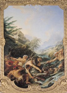 Caccia al coccodrillo da François Boucher