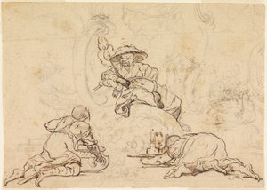 Disegni per ornamenti a cineserie da François Boucher