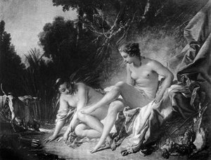 Diana che lascia il bagno, 18° secolo 1905 da François Boucher