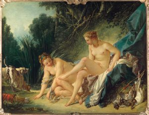 Diana esce dal bagno da François Boucher