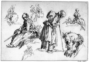 Figure diverse, c1720-1770, 1924 da François Boucher