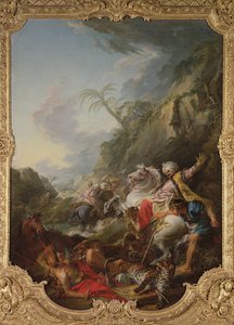 Caccia al leopardo, 1736 da François Boucher