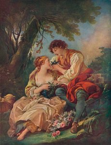 Soggetto pastorale, XVIII secolo da François Boucher