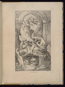 Tavola 6, Receuil de Fontaines (Collezione di fontane) da François Boucher