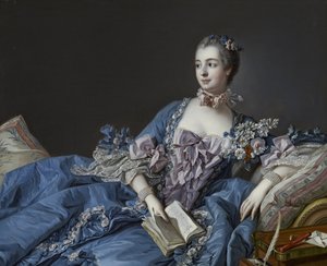 Ritratto della marchesa de Pompadour 1721-1764, ca 1758