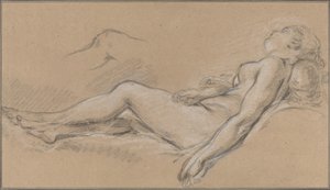 Ninfa reclinata da François Boucher