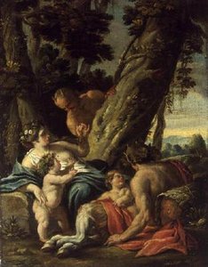 Satiro e ninfa da François Boucher