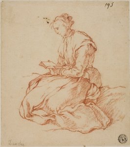 Donna seduta che legge da François Boucher