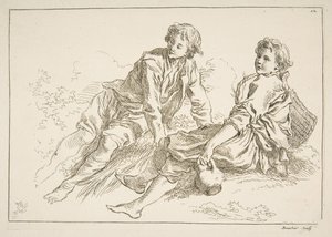 Foglio di schizzi, 1753