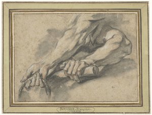 Studi di due avambracci da François Boucher