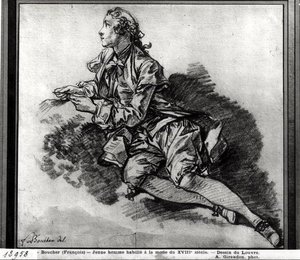 Studio di un giovane uomo da François Boucher