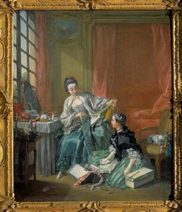 Il mercante di moda da François Boucher