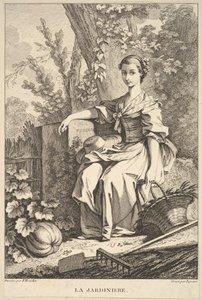 Il giardiniere, 1741-63 da François Boucher