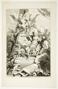Le grazie sulla tomba di Watteau da François Boucher
