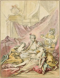 Il pascià nel suo harem, ca 1735-1739