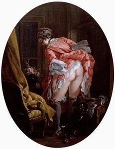 La gonna sollevata, 1742