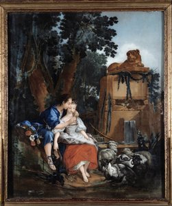 La lezione di flauto da François Boucher