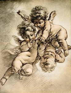 Tre cupidi da François Boucher