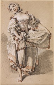 Giovane contadina che danza da François Boucher