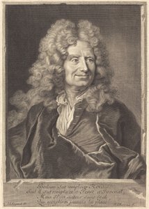 Nicholas Boileau da François Chereau I after Hyacinthe Rigaud