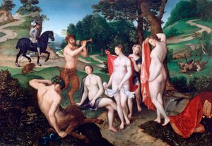 Il bagno di Diana, c1510 da François Clouet