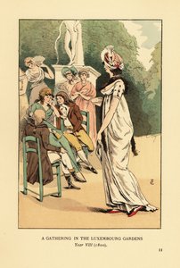 Riunione nei Giardini del Lussemburgo, Anno VIII da François Courboin