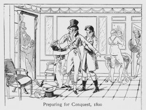 Preparazione per la conquista, 1800 da François Courboin