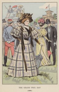 Il giorno del Grand Prix, 1895 da François Courboin