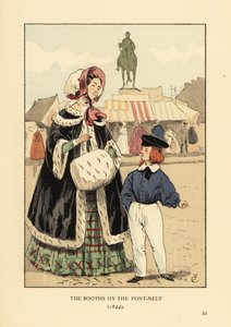Le bancarelle sul Pont Neuf, Parigi da François Courboin