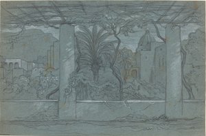 Una terrazza e giardino a Capri [recto]