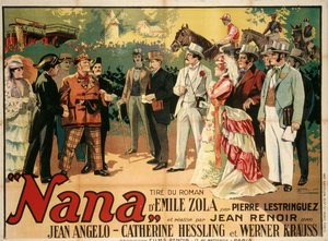 Poster del film Nana di Jean Renoir da François Florit