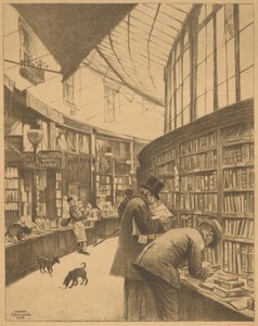 Libreria Moens nella Galerie Bortier a Bruxelles da François Gailliard