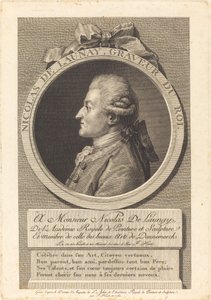 Nicolas Delaunay da François Huot after Augustin de Saint Aubin