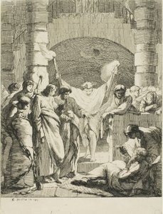 Visitare i prigionieri, da Le sette opere di misericordia da François Hutin