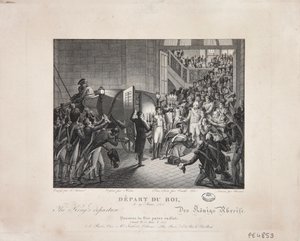 Partenza del Re, 19 marzo 1815, c.1820 da François Joseph Heim
