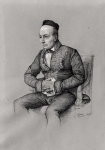 Ritratto di Charles Augustin Sainte-Beuve (1804-69) da François Joseph Heim