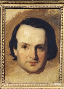 Studio per un ritratto di Victor Hugo (1802-85) c.1836 da François Joseph Heim