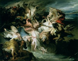 La sconfitta dei Teutoni e dei Cimbri da parte di Gaio Mario (c.157-86 a.C.) da François Joseph Heim