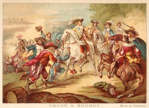 Il Gran Condé alla battaglia di Rocroi, 1643 da François Joseph Heim