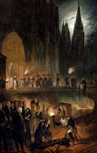 Trasferimento delle ossa della famiglia reale alla Chiesa di St. Denis, 18 gennaio 1817 da François Joseph Heim